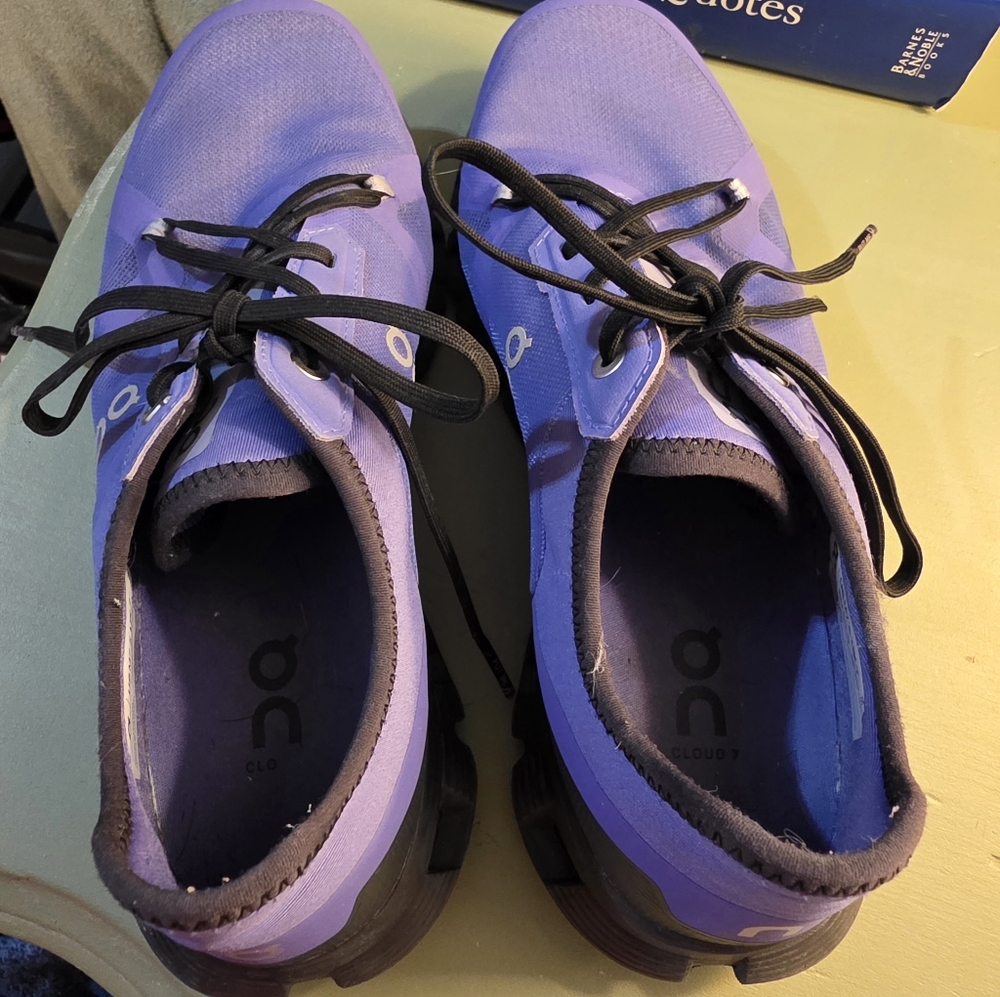 On Running Purple Athletic Shoes